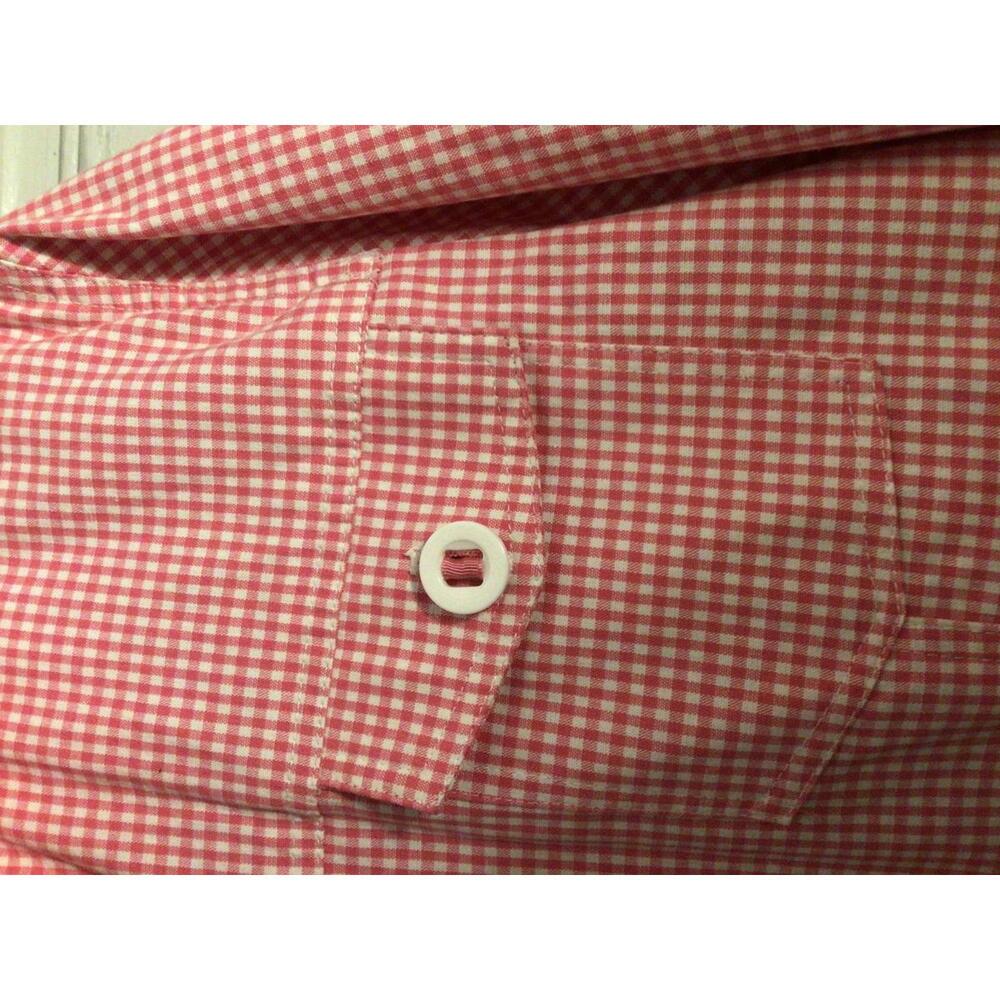 Alfred Dunner Pink and White Gingham Jacket Size 16 - Picture 3 of 12